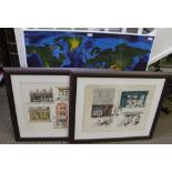 A SELECTION OF DECORATIVE PICTURES & PRINTS to include limited edition shop fronts