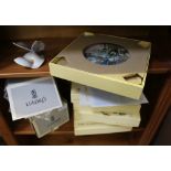 A SELECTION OF BOXED COLLECTABLES to include Oriental plates and LLadro