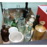 A SELECTION OF COLLECTOR'S BOTTLES & POTS