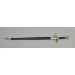 F & A HELBIG GAEFLER STEINBACH A FIRST PATTERN LUFTWAFFE OFFICER'S DRESS SWORD having two-tone