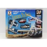 A "MATCHBOX" SET OF 007 JAMES BOND VEHICLES as seen in "Licence to Kill"