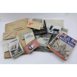 A COLLECTION OF WAR EPHEMERA to include; black and white photographs including Winston Churchill,