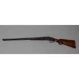 BAIKAL A 12 BORE SIDE BY SIDE NON-EJECTOR SHOTGUN, No.A23563, barrels 28.5", stock 15", choke 1/2