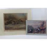 AFTER ARCHIBALD THORBURN "Snipe" and "Woodpigeon", two unframed colour prints, both signed, and
