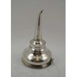 A WILLIAM IV SILVER WINE BOWL with gadrooned rim and sieve, fitted side scallop hook, London