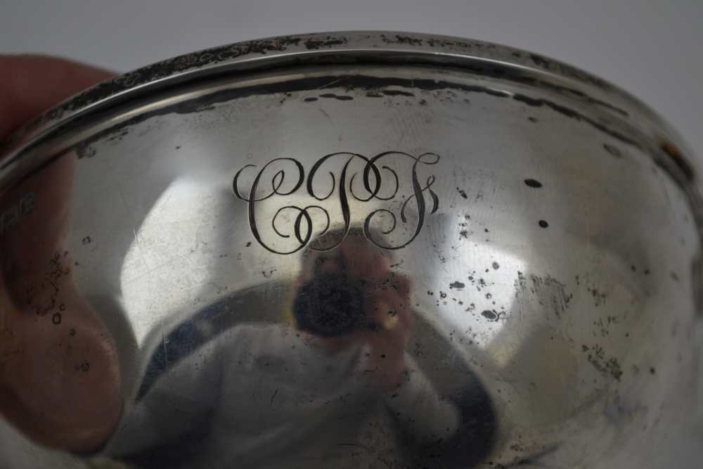 WILLIAM HUTTON & SONS LTD A SILVER WHISKY QUAICH, the shallow tasting bowl with two pierced handles, - Image 8 of 8