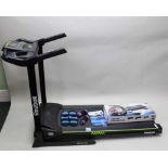 A "REEBOK" TREADMILL, ZR lite, an Aerobic stepper plus, wristwatch weights etc.