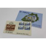 A SET OF 1998 ST HELENA POSTAGE STAMPS, each depicting a sailing ship, designed by John Batchelor,