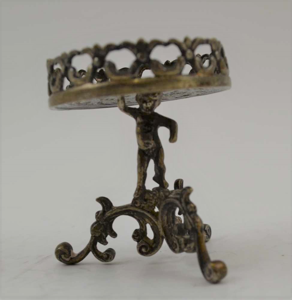 THOMAS DANIELL & JOHN WALL A GEORGE III SILVER CASTER, of baluster form, 13cm high, a silver cheroot - Image 3 of 6