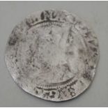 A SILVER ELIZABETH I HALF GROAT 1582-1600