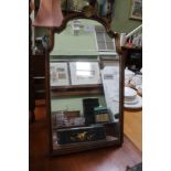 A QUEEN ANNE DESIGN DRESSING TABLE TOP MIRROR