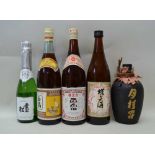 SAKURA Masamume Sake, 1 bottle TAKASHIMIZA Junmai Nigori, 1 x 300ml bottle HUKUTSURU Sake, 1