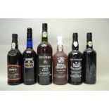 DOWS fine ruby Port, 1 bottle ROYAL OPORTO Extra dry white Port, 1 bottle JUSTINO'S medium dry