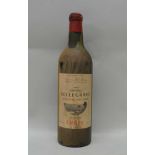 CHATEAU BELLEGRAVE, Haut-Medoc, 1961, Cruse, 1 bottle