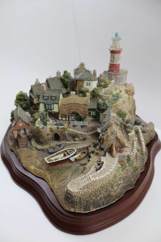 A "LILLIPUT LANE" LIMITED EDITION (3000) "Out of the Storm", cast and painted resin coastal - Image 2 of 4
