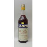 CAMPARI BITTERS, labelled "not less than 26 fl.oz", reverse label describing "How to Make the