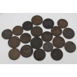 A COLLECTION OF BRITISH FARTHINGS FROM 1822 TO 1906, and an 1843 half-farthing