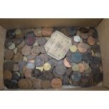 A QUANTITY OF ASSORTED ENGLISH PRE-DECIMAL AND FOREIGN COINS, approx. 3kg
