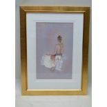 KAY BOYCE "Holly", a limited edition print of a half dressed female, published by Soloman &