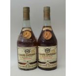 NAPOLEON GRAND EMPEREUR QUALITE SACRE COGNAC, Etienne Gasqueton, 40 degrees proof, 2 x 24 fl.oz.