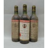 CHATEAU LA FRANCE Medoc Grand Caves D'Albret, 1974, for Teltscher Bros. Ltd London, 3 bottles