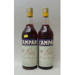 CAMPARI BITTERS, labelled "not less than 26 fl.oz", reverse label describing "How to Make the