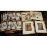 A BOX FULL OF DECORATIVE PICTURES & PRINTS