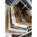 A SELECTION OF DECORATIVE PICTURES, ARTISTS PREPARED CANVASES & FRAMES