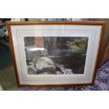 AFTER ALAN B HAYMAN 'Fly Fishing', signed limited edition colour print 180/850 published by