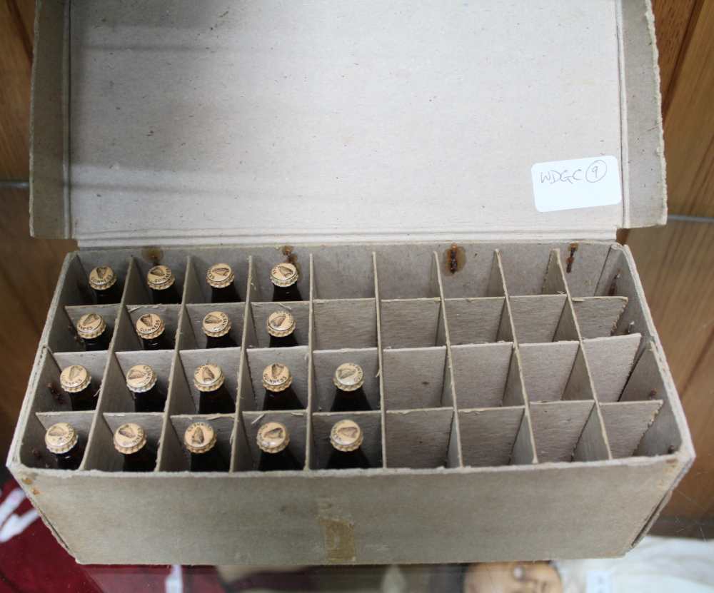 A BOX CONTAINING EIGHTEEN MINIATURE GUINESS BOTTLES - Image 2 of 3