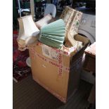 A BOX FULL OF TABLE LAMPS VARIOUS