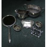 A SELECTION OF DOMESTIC METALWARES the majority silver-plated