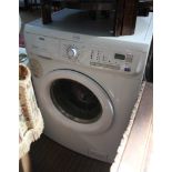 A WHITE FINISHED UNDERCOUNTER ZANUSSI JET SYSTEM WASHING MACHINE, model ZWF16581W