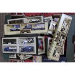 A BOX CONTAINING NUMEROUS BOXED COLLECTOR'S VEHICLES VARIOUS