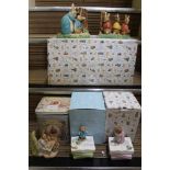 A SELECTION OF BOXED BEATRIX POTTER COLLECTABLE FIGURES