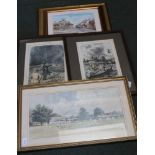 A SMALL SELECTION OF DECORATIVE PICTURES & PRINTS