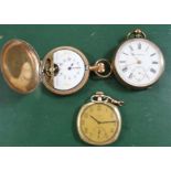 THREE POCKET WATCHES