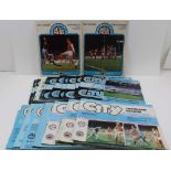 MANCHESTER CITY MATCH MAGAZINES 1980-1982 includes matches against; Tottenham Hotspur, Everton, WBA,