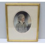 JOHN DOWNMAN A.R.A. (1750-1824) 'Portrait of John Congreve', Watercolour painting, signed and