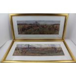 AFTER F.A. STEWART A pair of Hunting Field colour prints, signed in pencil to the margin, bears Fine