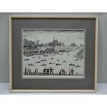 AFTER LAURENCE STEPHEN LOWRY R.A. (1887-1976) (ARR Apply) 'Crime Lake', A signed limited edition