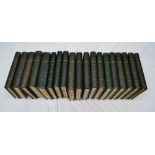 A COLLECTION OF NINETEEN FAMILY ESTATE PHOTOGRAPH ALBUMS, green leather bound