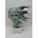 RALPH BROWN R.A. (1928-2013) (ARR Apply) "The Rivers Betrayal", limited edition patinated bronze