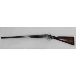 A 12 BORE SINGLE BARREL SHOTGUN manufactured by Modern Arm, (UK), no.739, proof 13/1, .719,