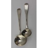 A.G.WHIGHTON A VICTORIAN SCOTTISH SAUCE LADLE, Edinburgh 1846, engraved crest and monogram, together