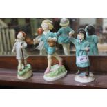 THREE VARIOUS ROYAL WORCESTER FIGURINES