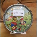 A ROBINSON'S MARMALADE MASCOT BADGE together with a retro 'Noddy' alarm clock