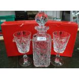 A SELECTION OF ROYAL BRIERLEY CUT GLASSWARE