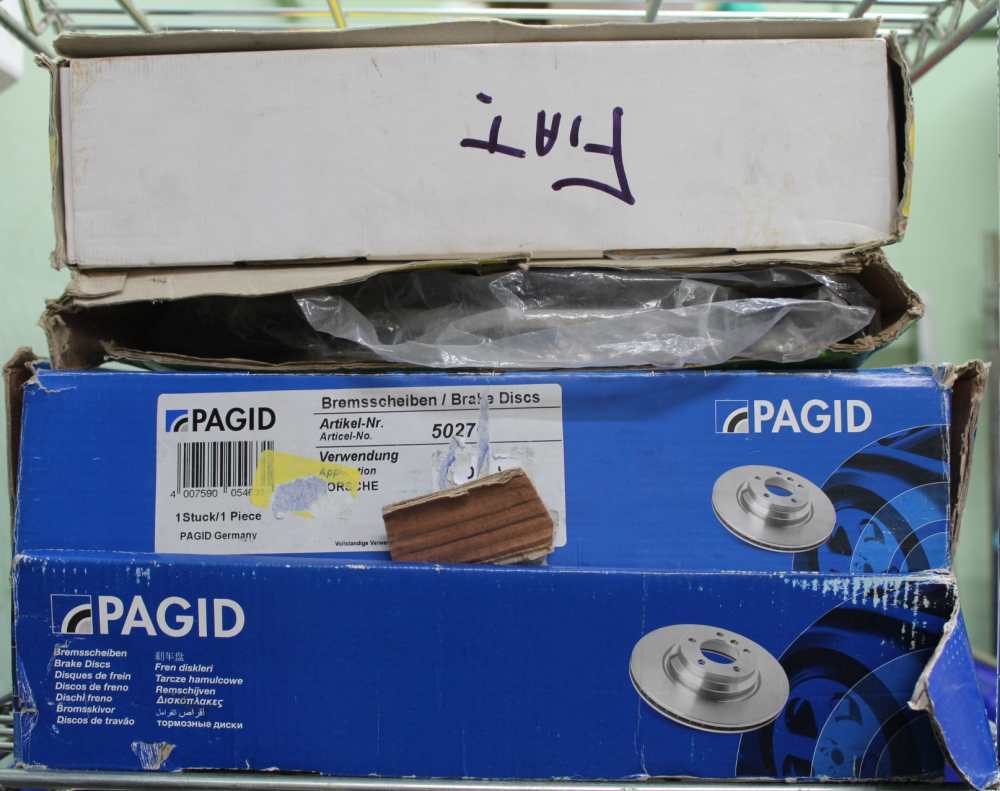 FOUR BOXED VEHICULAR BRAKE DISCS to include Porsche - Image 2 of 2