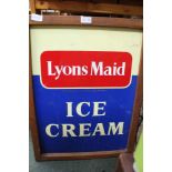A C.1970s LYONS MAID ADVERTISING SIGN